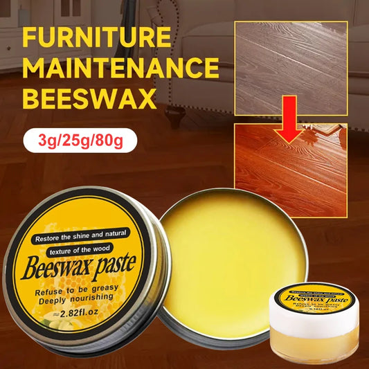 80g food-grade wood cutting board wax in a round tin container, perfect for wood conditioning.